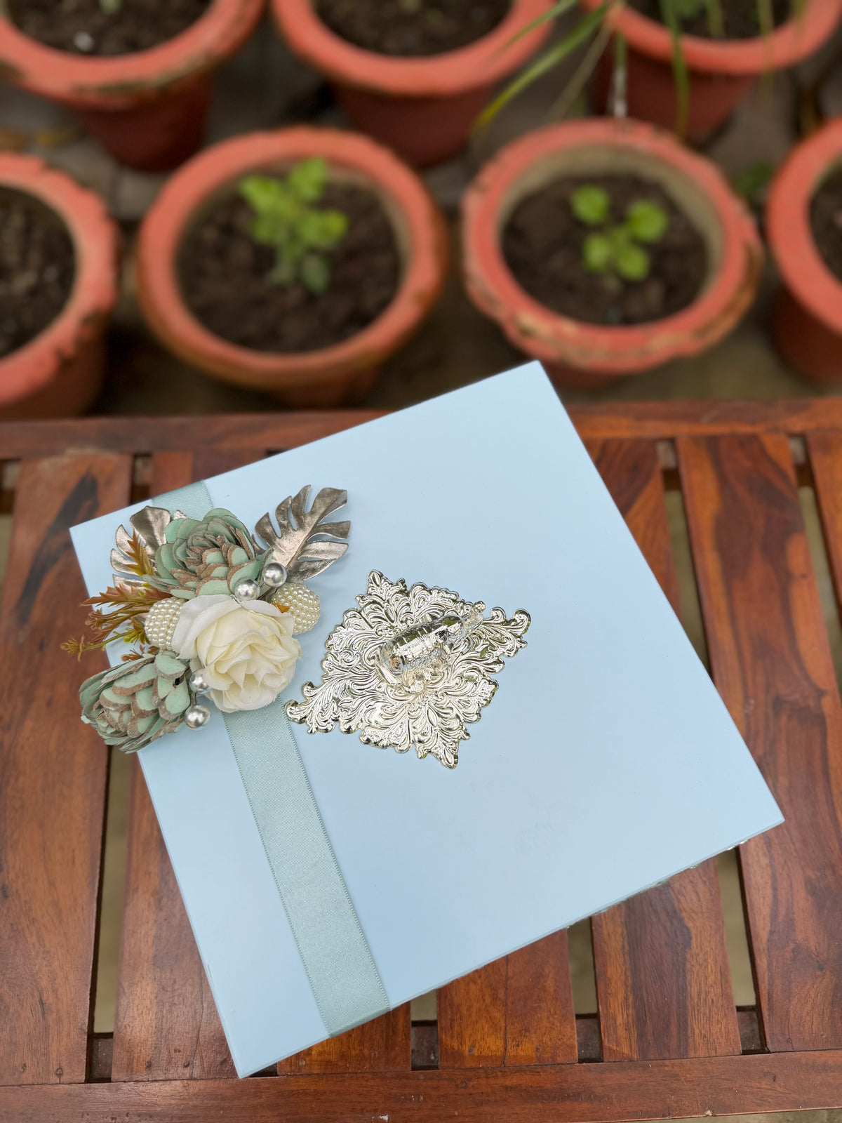 Mayura - Enamel Dry Fruit Box