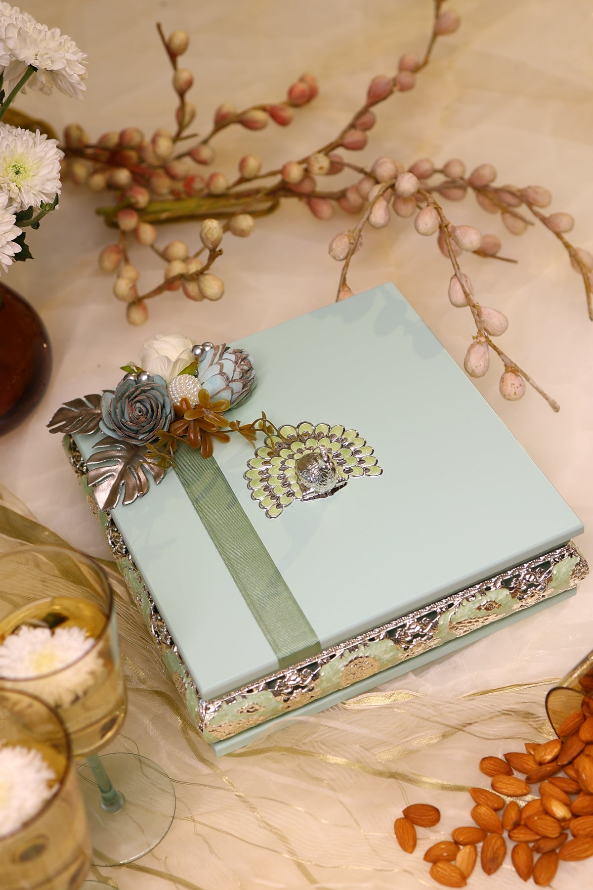 Mayura - Enamel Dry Fruit Box
