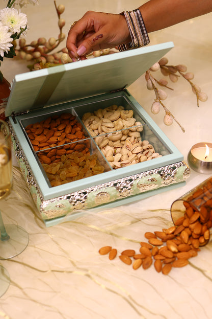 Mayura - Enamel Dry Fruit Box