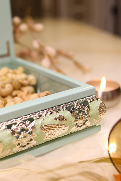 Mayura - Enamel Dry Fruit Box