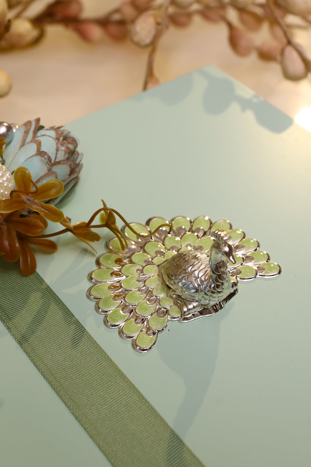 Mayura - Enamel Dry Fruit Box