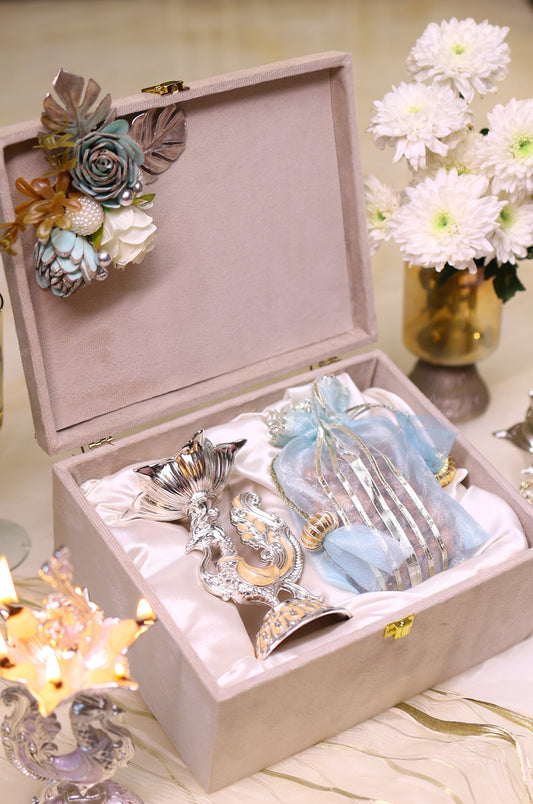 Ujjwal - Enamel Diya Gift Box