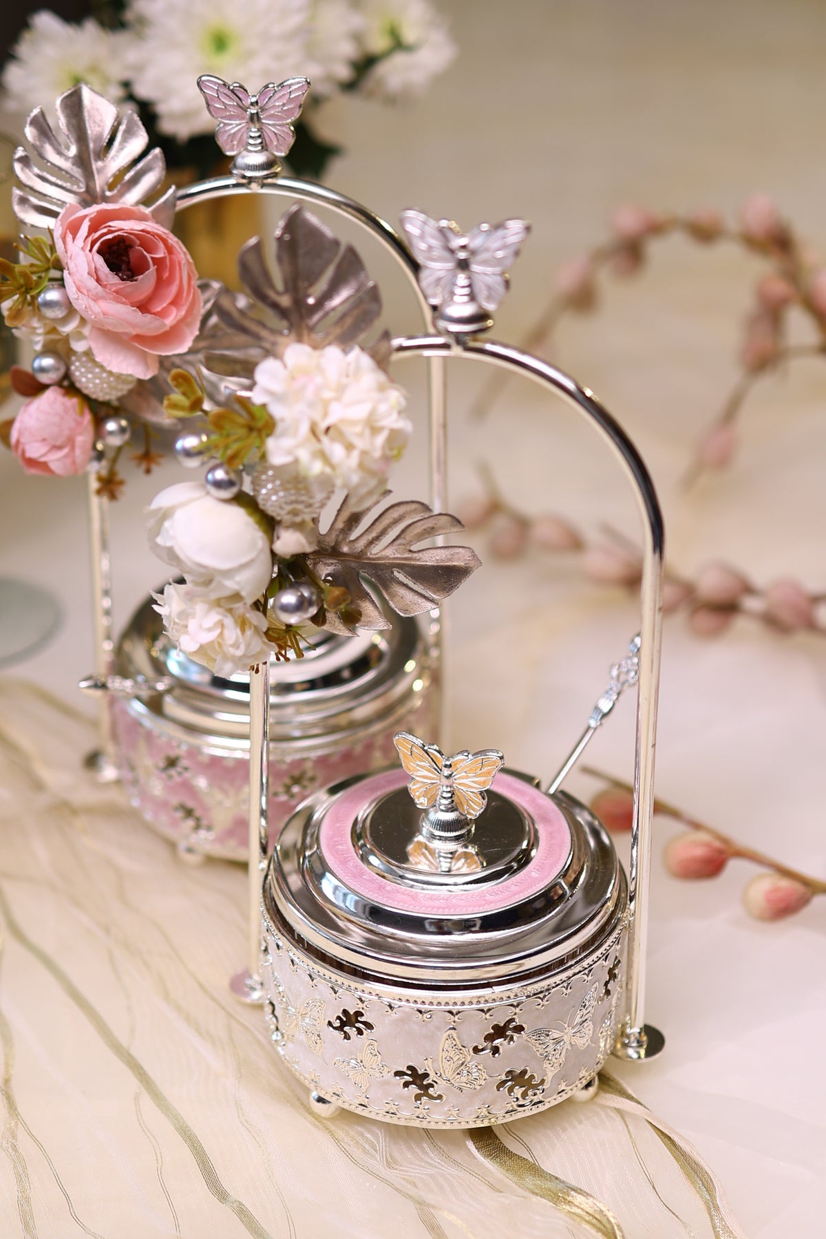 Pankhi - Enamel Dry Fruit Canister
