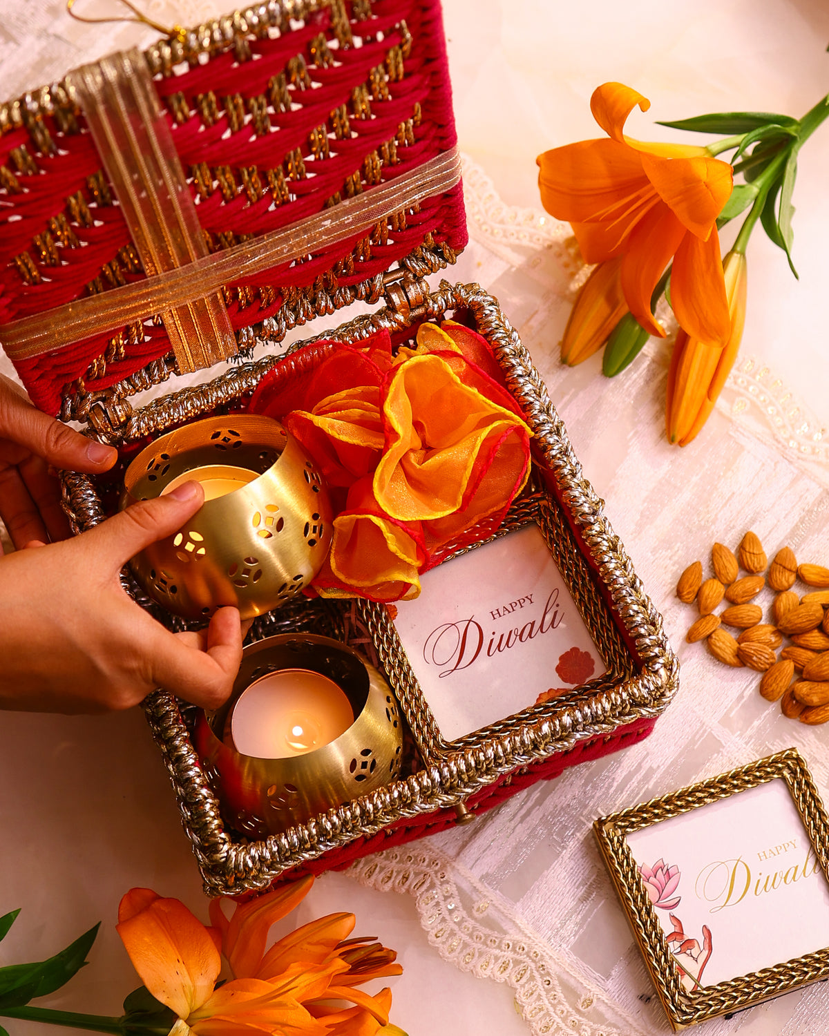 Jashn - Jaali T-Light Gift Set