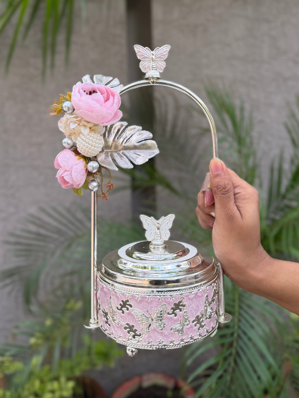 Pankhi - Enamel Dry Fruit Canister