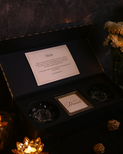 Mehr - Crystal T-Light Gift Set