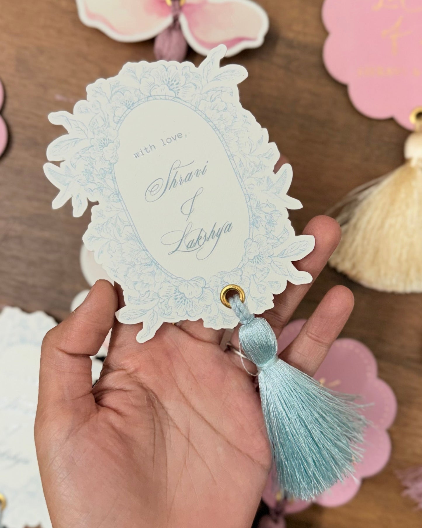 Textured Personalised Gift Tags