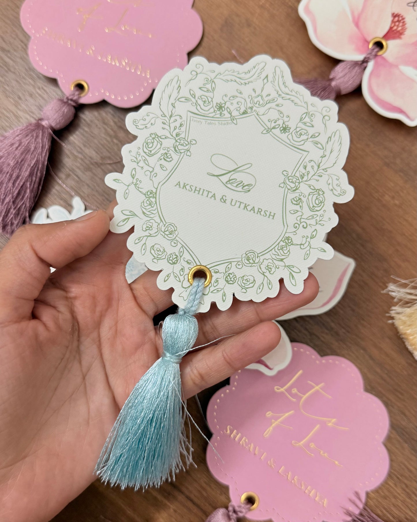 Textured Personalised Gift Tags