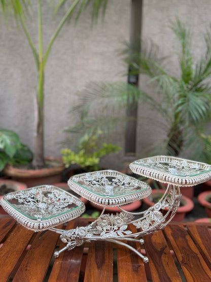 Jharoka - Three-Tier Dessert Stand
