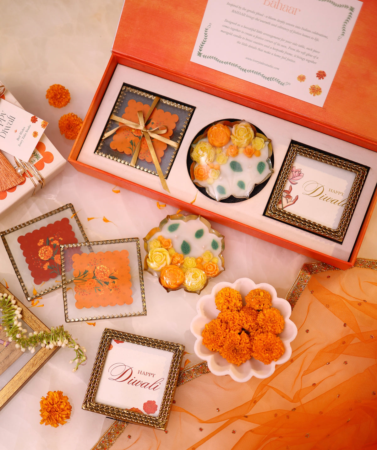 Bahaar - Marigold Candle Gift Set