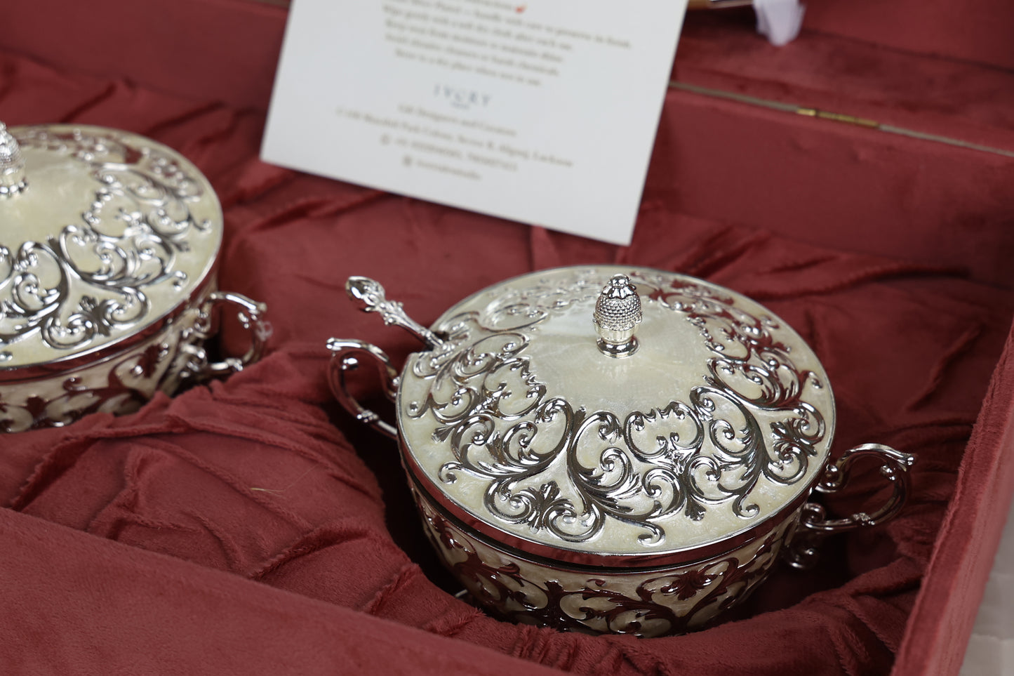 Nazrana Silver Plated Gift Box