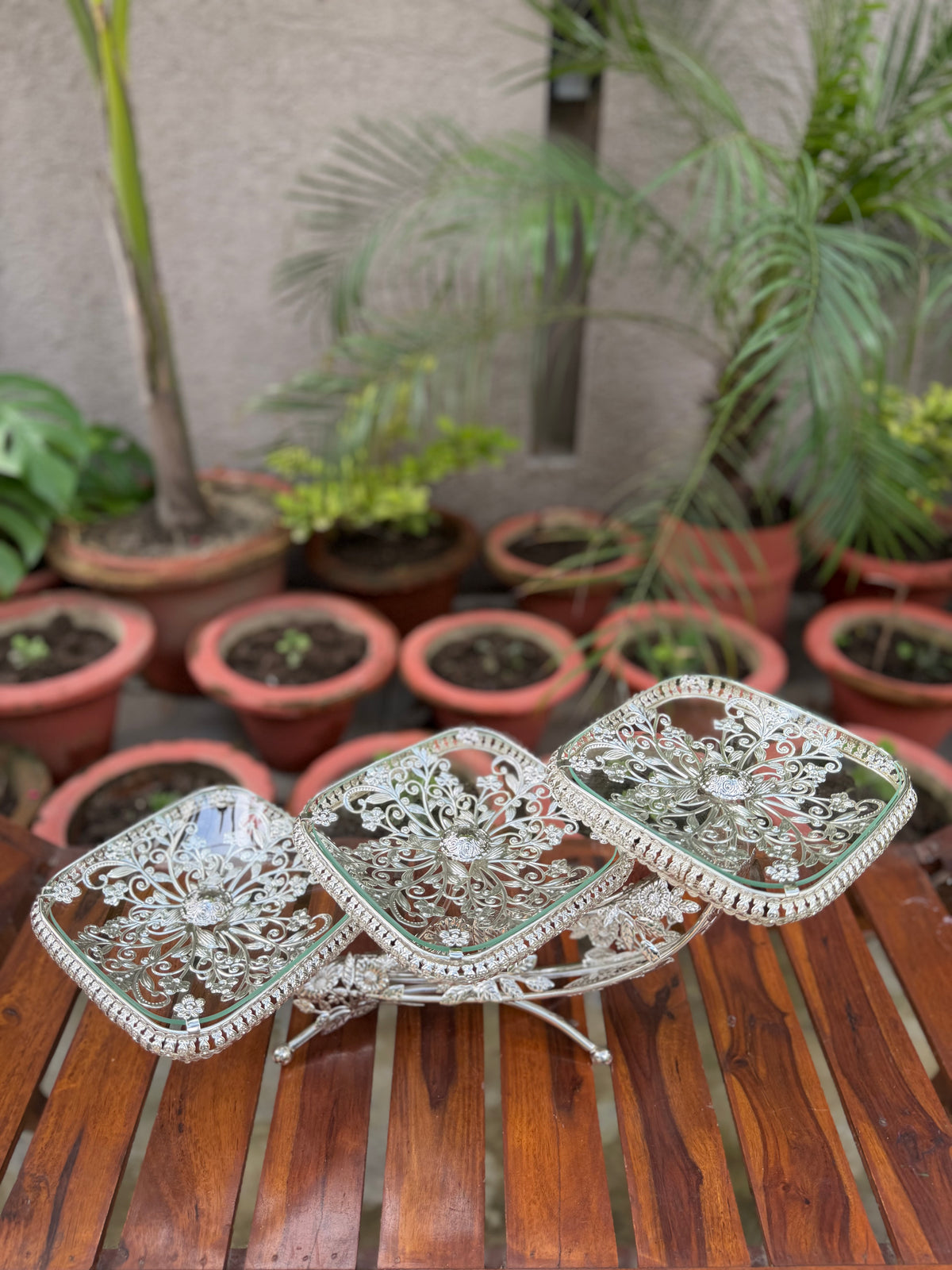 Jharoka - Three-Tier Dessert Stand