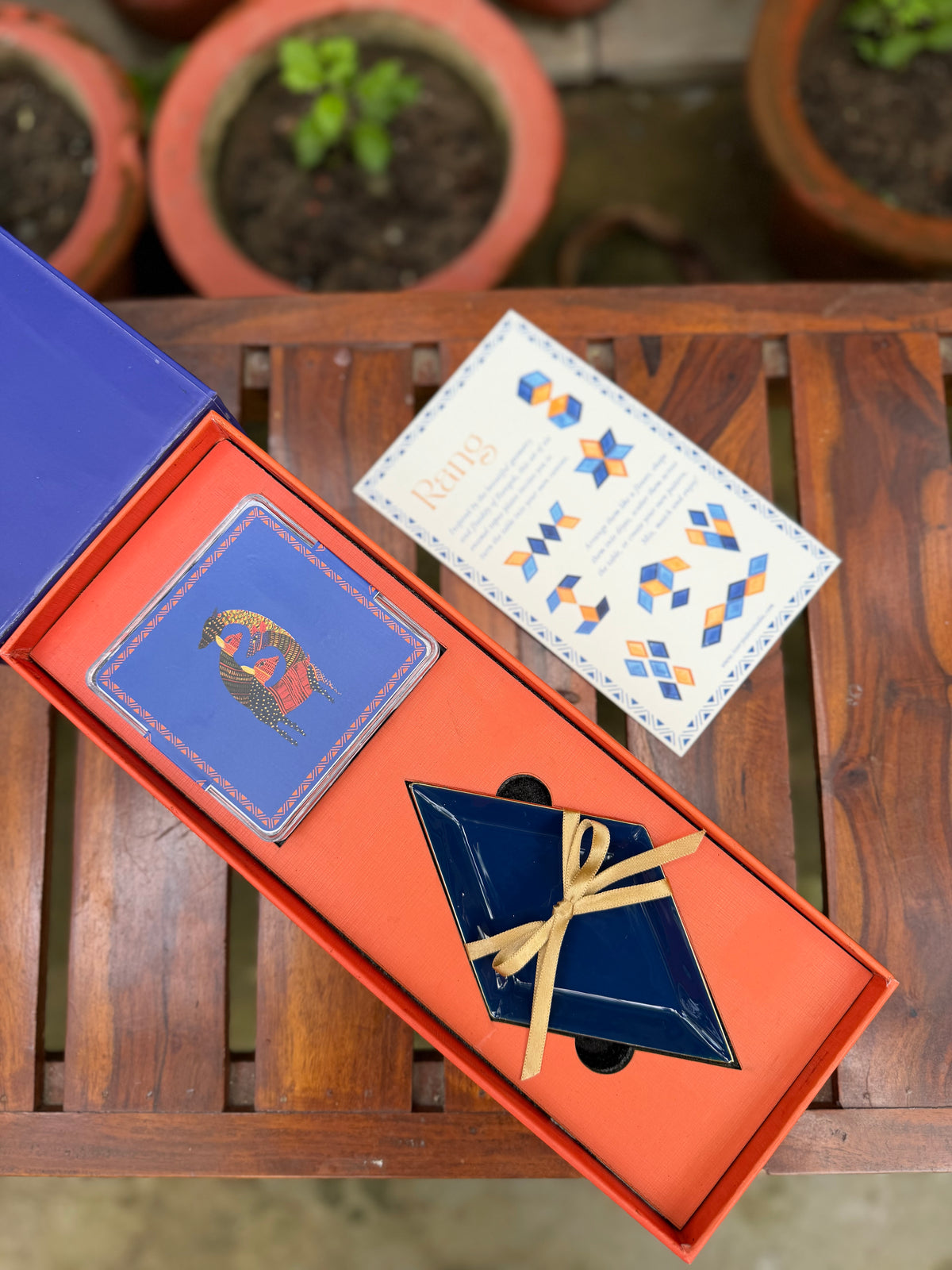 Rang - Enamel Tapas Plate Set