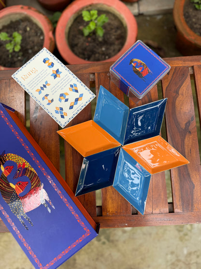 Rang - Enamel Tapas Plate Set