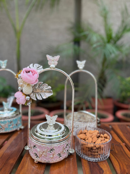 Pankhi - Enamel Dry Fruit Canister