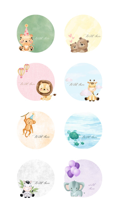 3D Jungle Safari Personalised Gift Tags