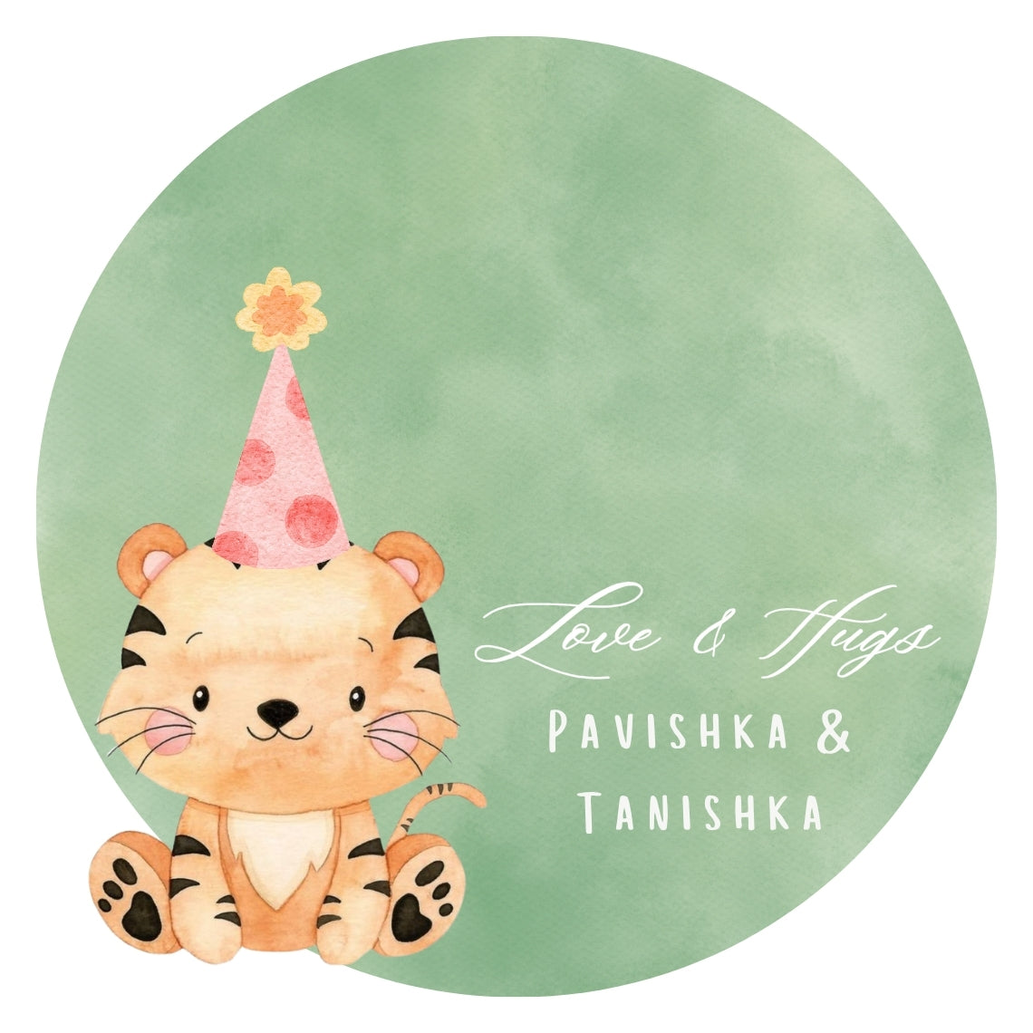 3D Jungle Safari Personalised Gift Tags