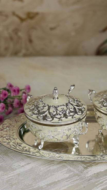 Nazrana Silver Plated Gift Box