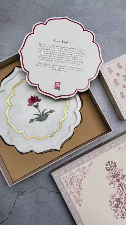 Noor Marble Platter Gift Box