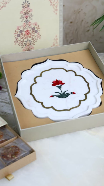 Noor Marble Platter Gift Box