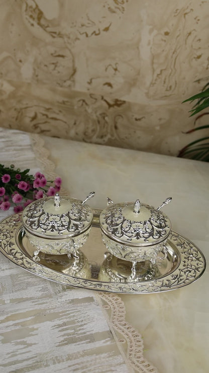 Nazrana Silver Plated Gift Box